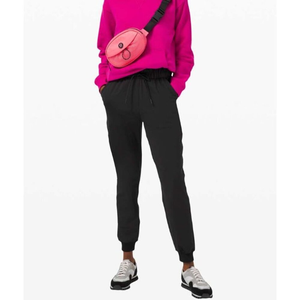 Lululemon Keep Moving Jogger Black Size 6 Stretch Office Athleisure